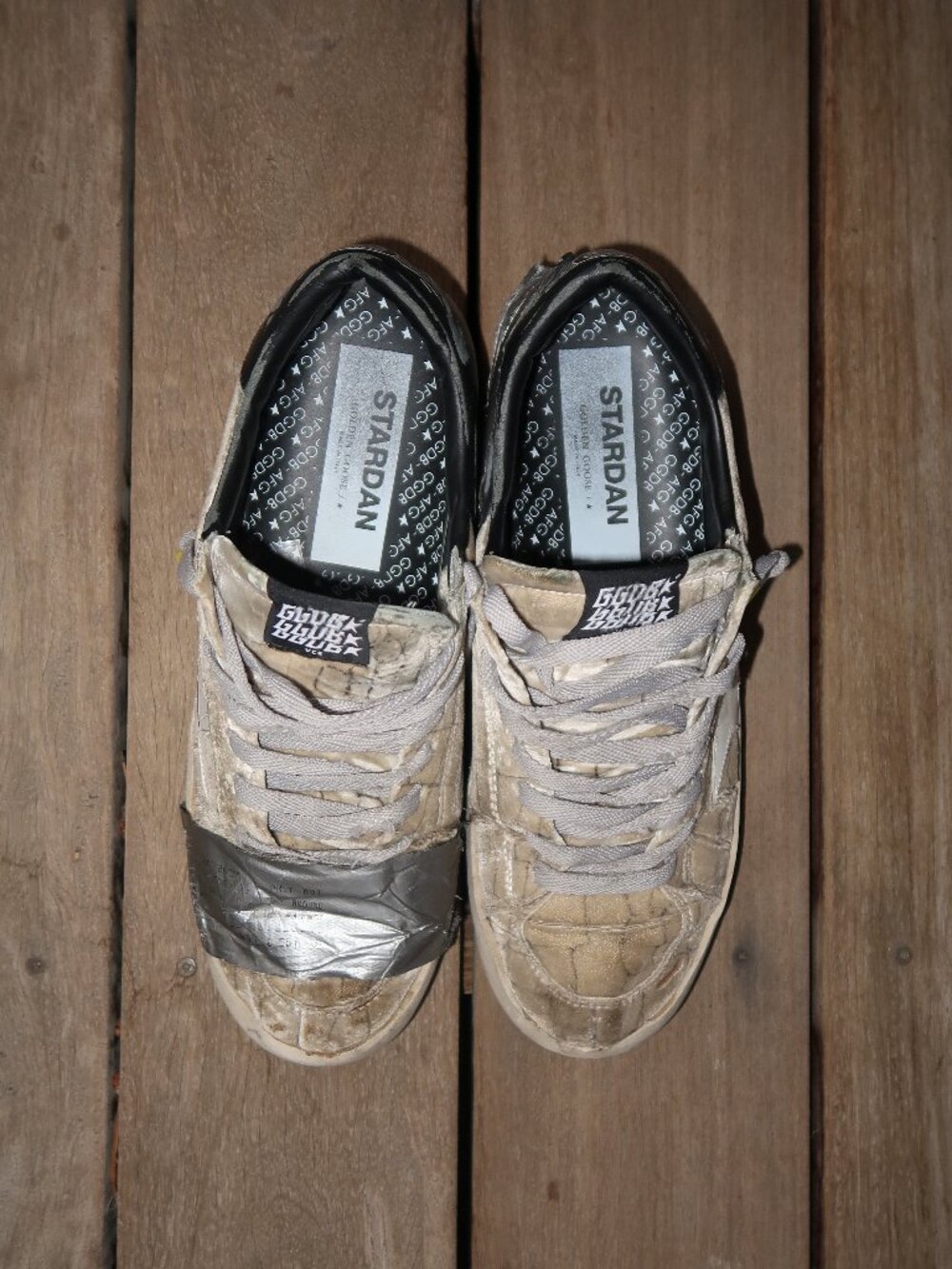 RARE Men's Golden Goose Duct Tape Stardan Sneakers US 10.5 / EU 43 - Picture 6 of 10